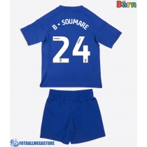 Fotballdrakt Barn Leicester City Boubakary Soumare #24 Hjemmedraktsett 2025-26 Kortermet (+ Korte bukser)